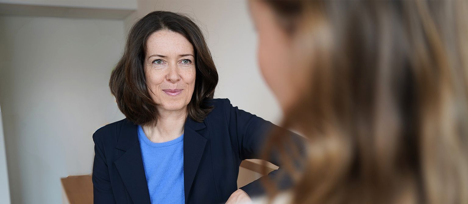 Meike Fabian за време на интервју